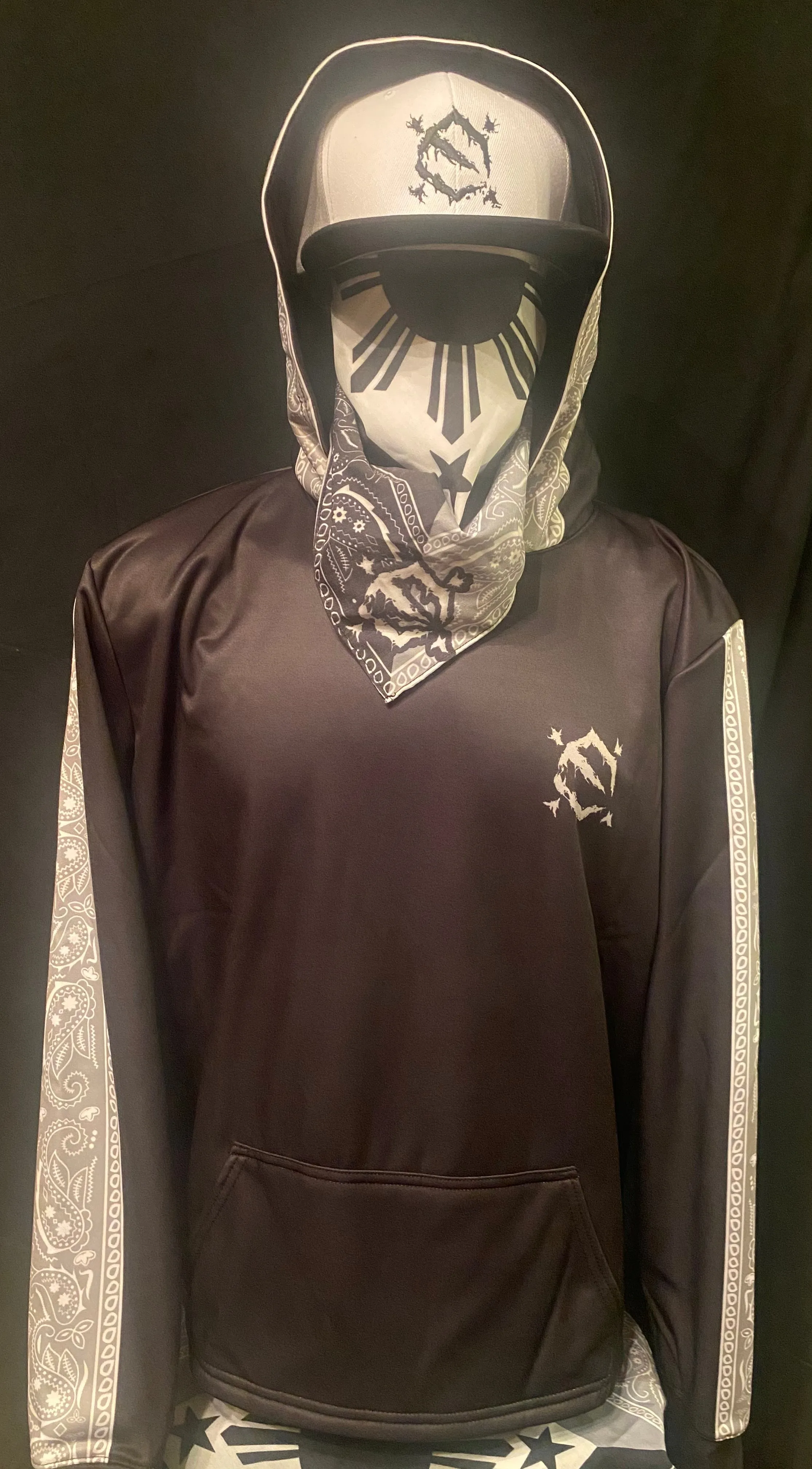 EZ MIL HBOM Culture Bandana Trim Hoodie