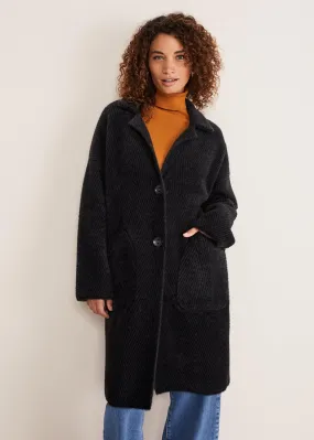 Floressa Fluffy Chevron Coat