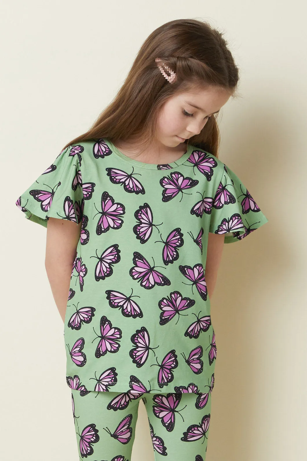 Flutter Kids Frill Tee