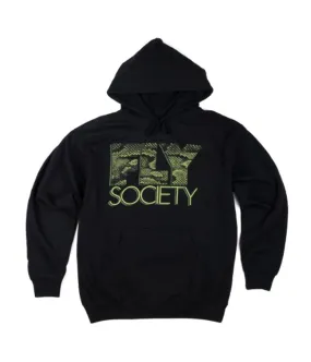 Fly Society Mens The Snakeskin Fly Hoodie Sweatshirt