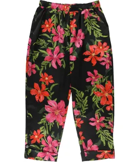 Guess Womens Floral Casual Cropped Pants