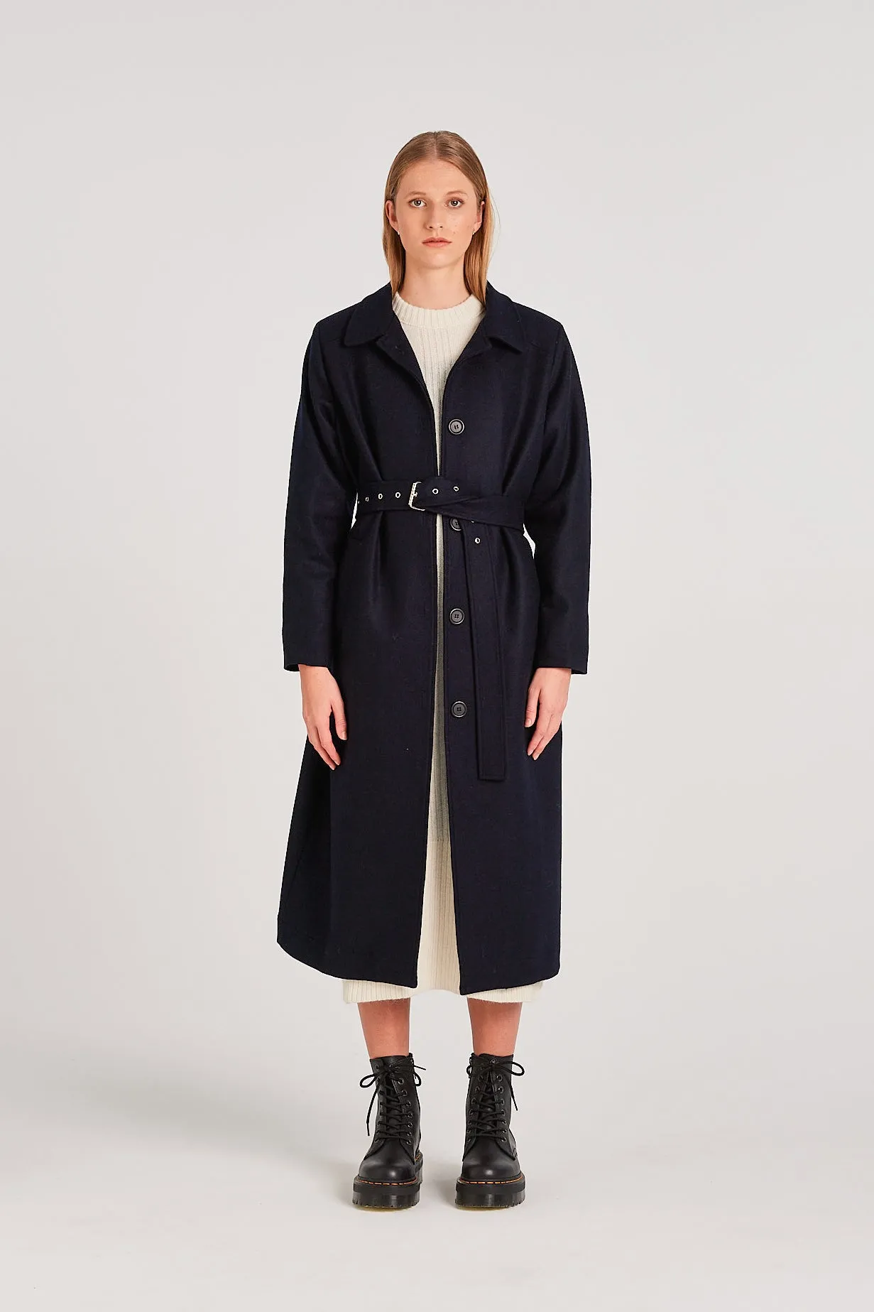 Halle Coat Navy - Shop Now!