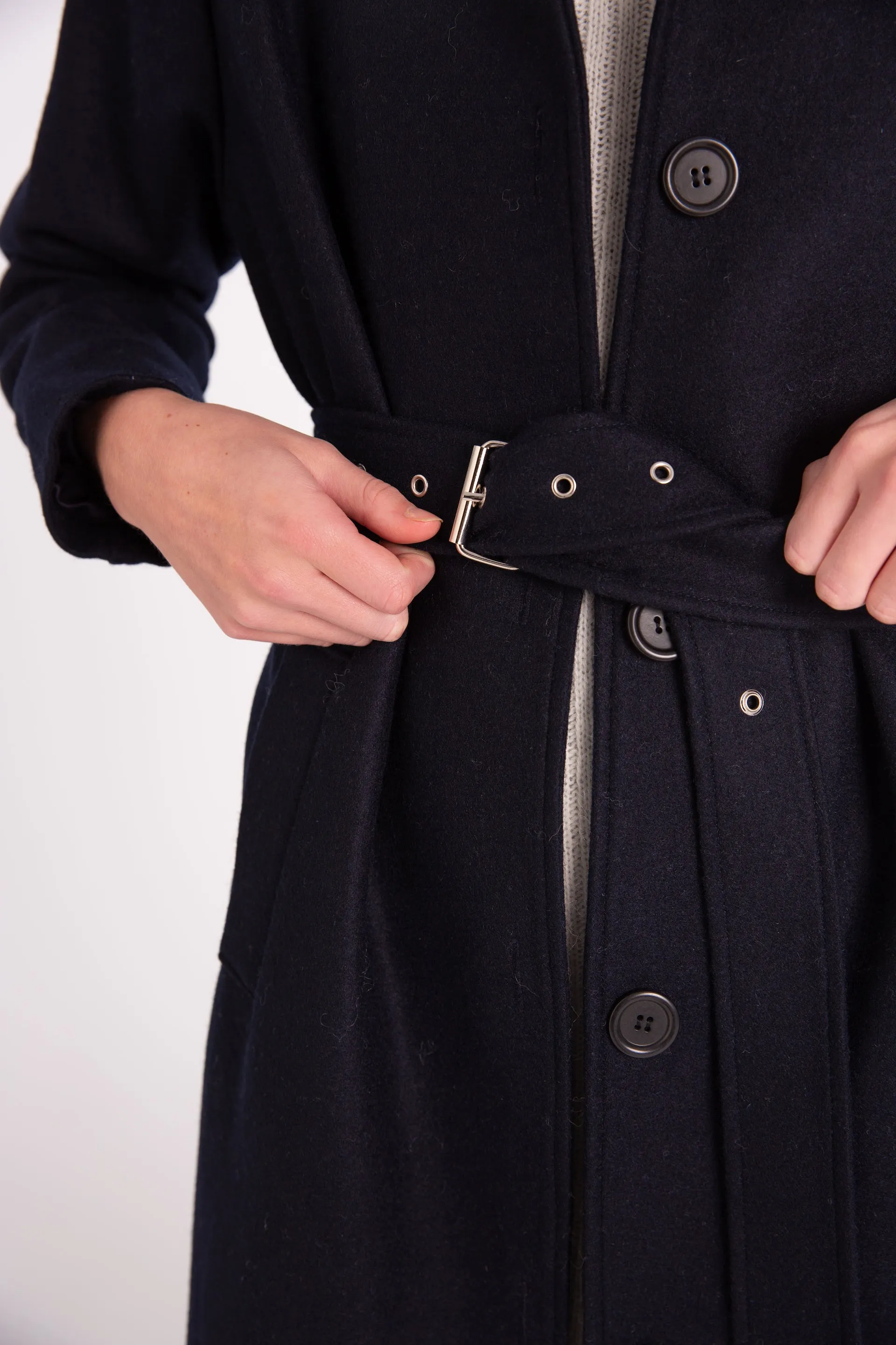 Halle Coat Navy - Shop Now!