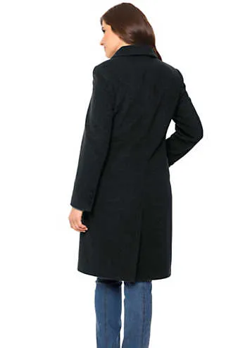 Heine Buttoned Coat | Kaleidoscope