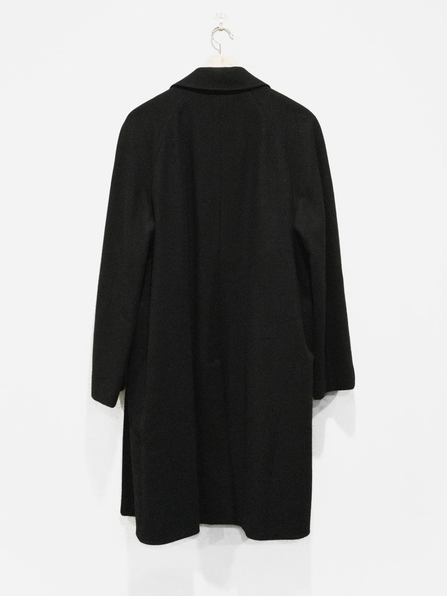 Helmut Lang Wool/Cashmere Boxed Shoulder Mac