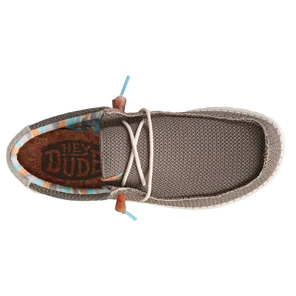 Hey Dude Men’s Wally Stretch Shoes – Walnut