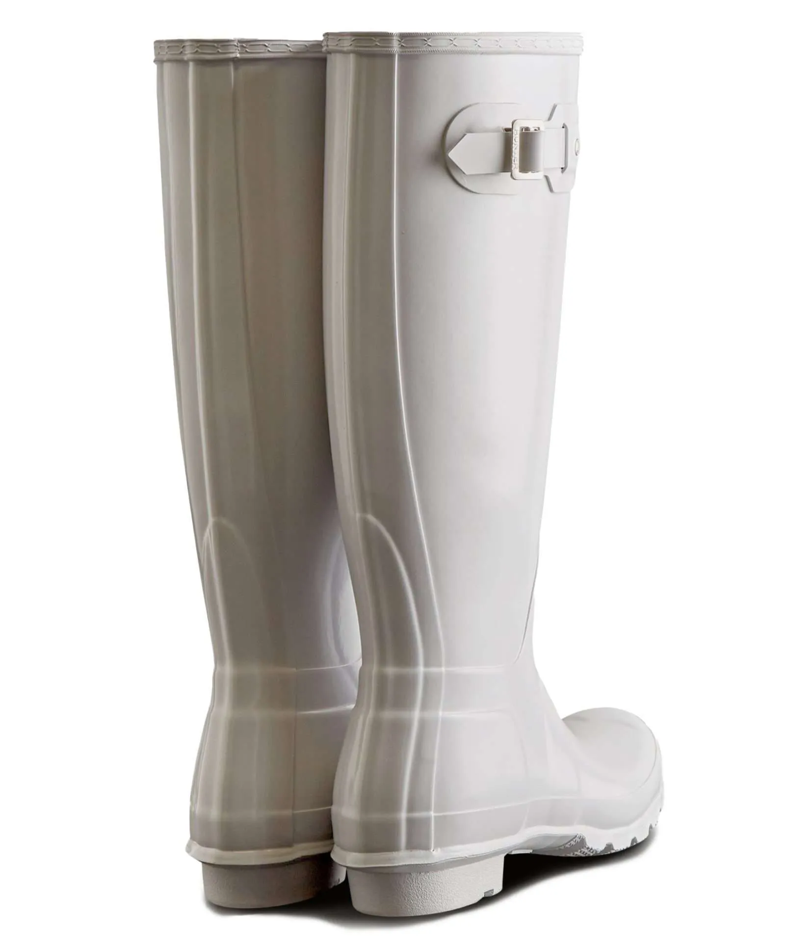 Hunter Women’s Original Tall Gloss Rain Boots – White