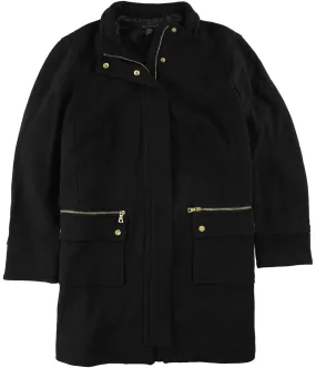 I-N-C Womens Collared Coat