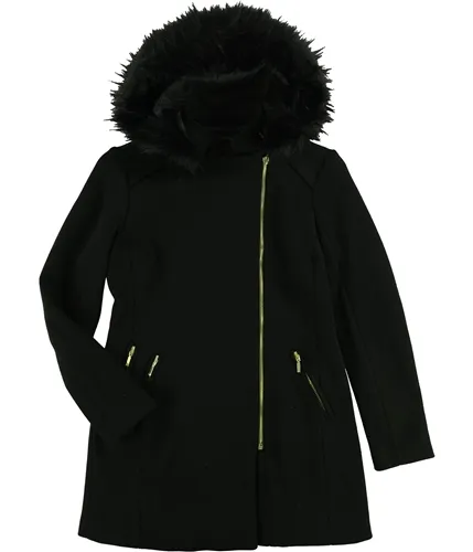 I-N-C Womens Textured Coat