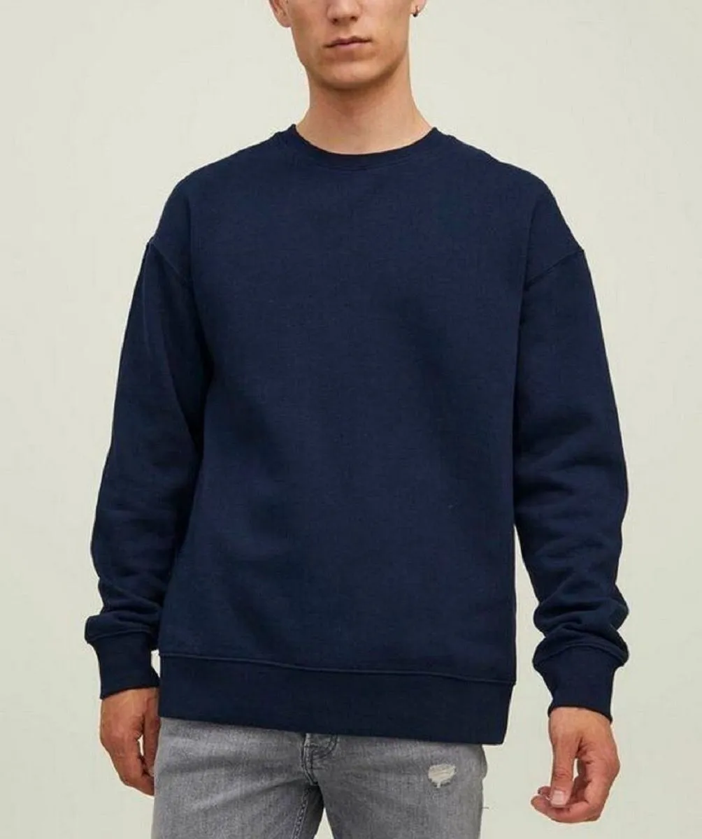 Jack & Jones Star Basic Crew Sweatshirts Navy Blazer