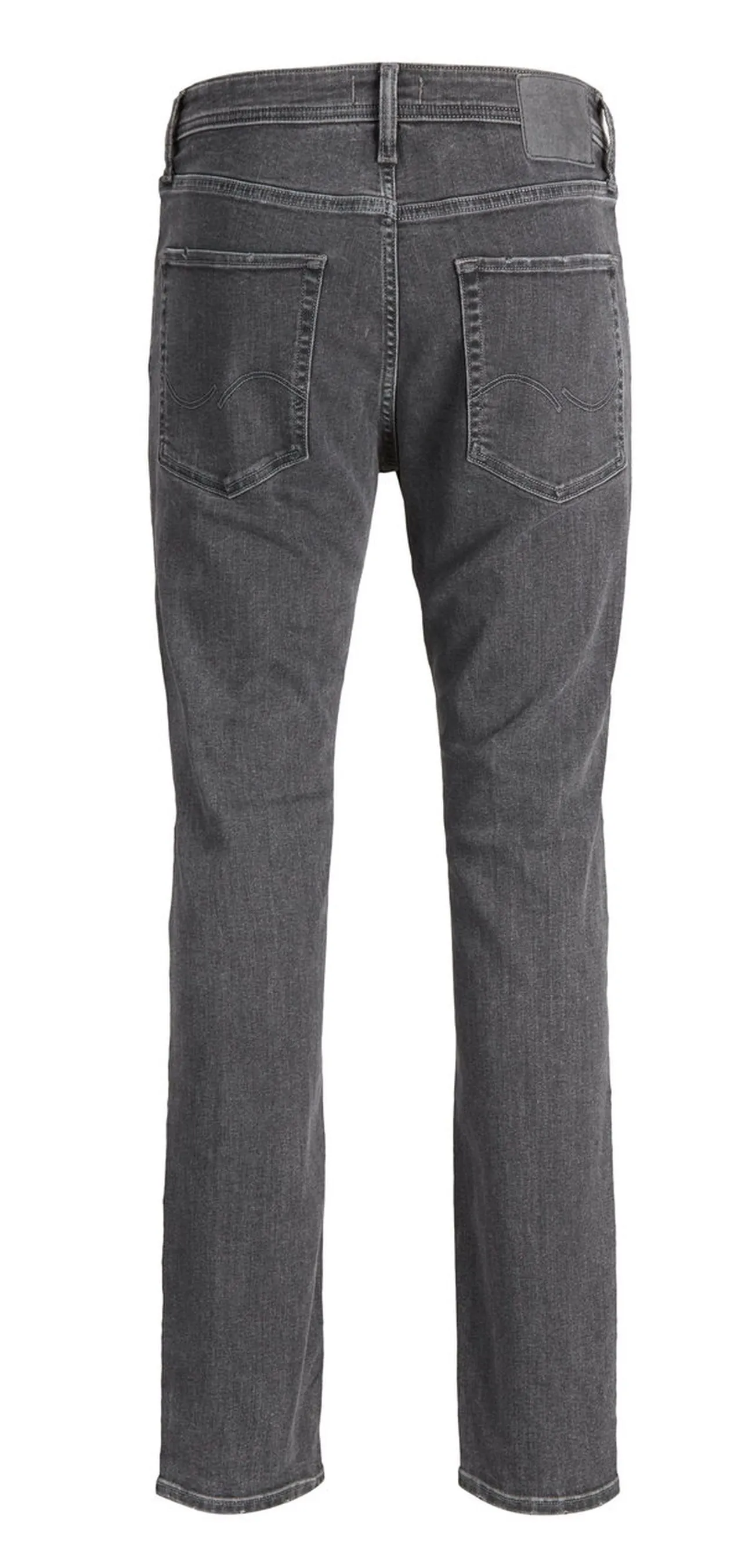 Jack & Jones Tim Slim Fit Jeans Ripped Faded Grey Denim