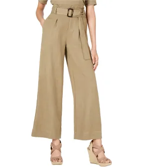 J.O.A. Womens Belted Casual Wide Leg Pants