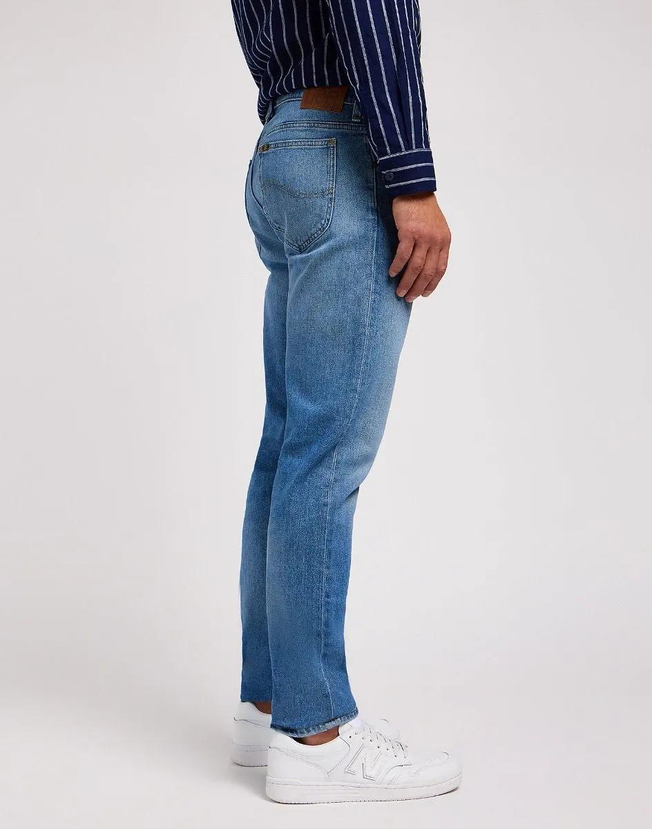 Lee Rider Regular Slim Denim Stretch Jeans Worn In Travis