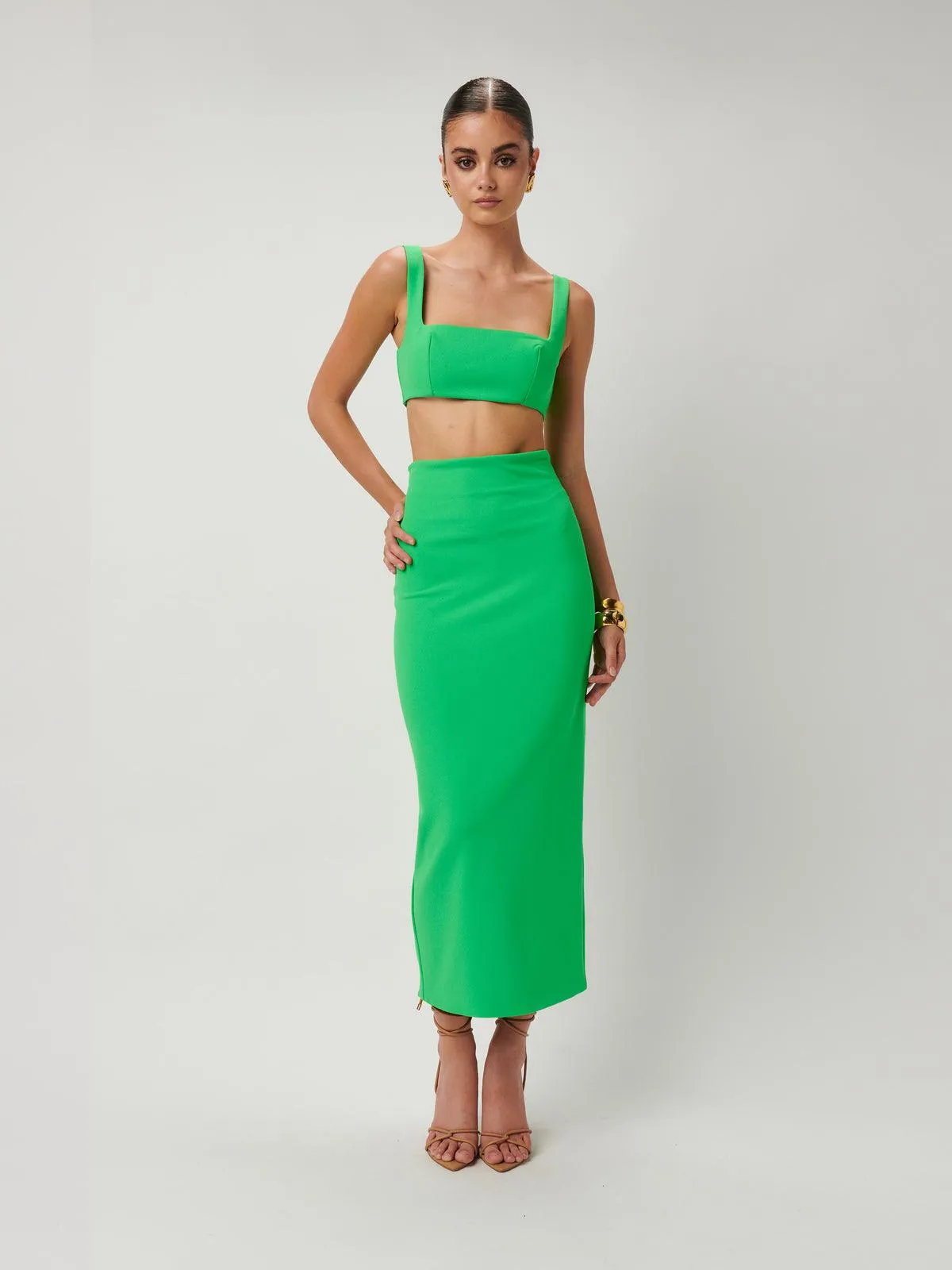 Leo Crop - Lush Green