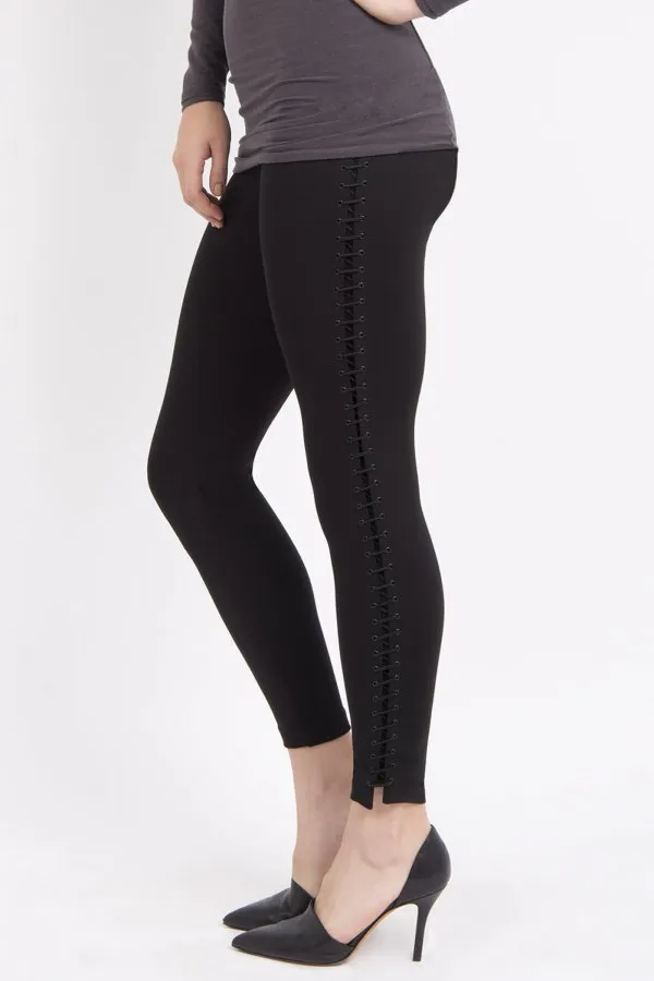 Lysse Lace Up Ponte Leggings