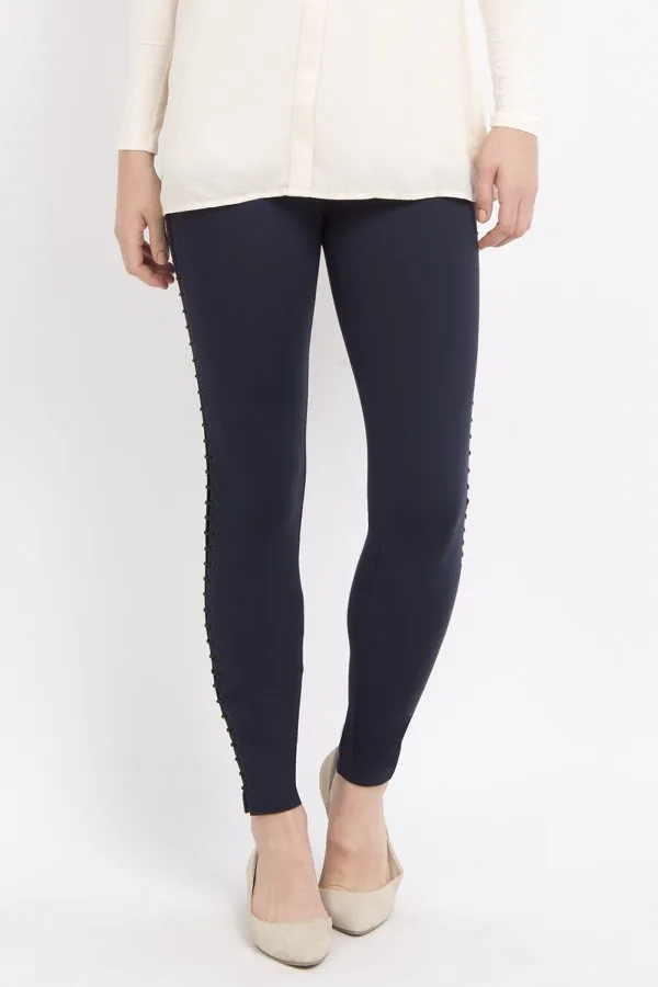 Lysse Lace Up Ponte Leggings