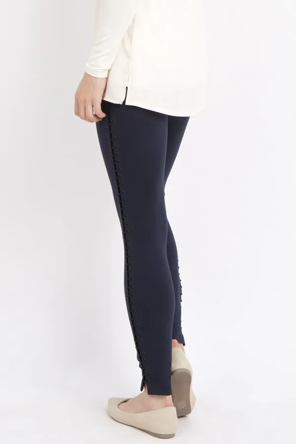 Lysse Lace Up Ponte Leggings