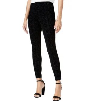 Maison Jules Womens Flocked Casual Leggings