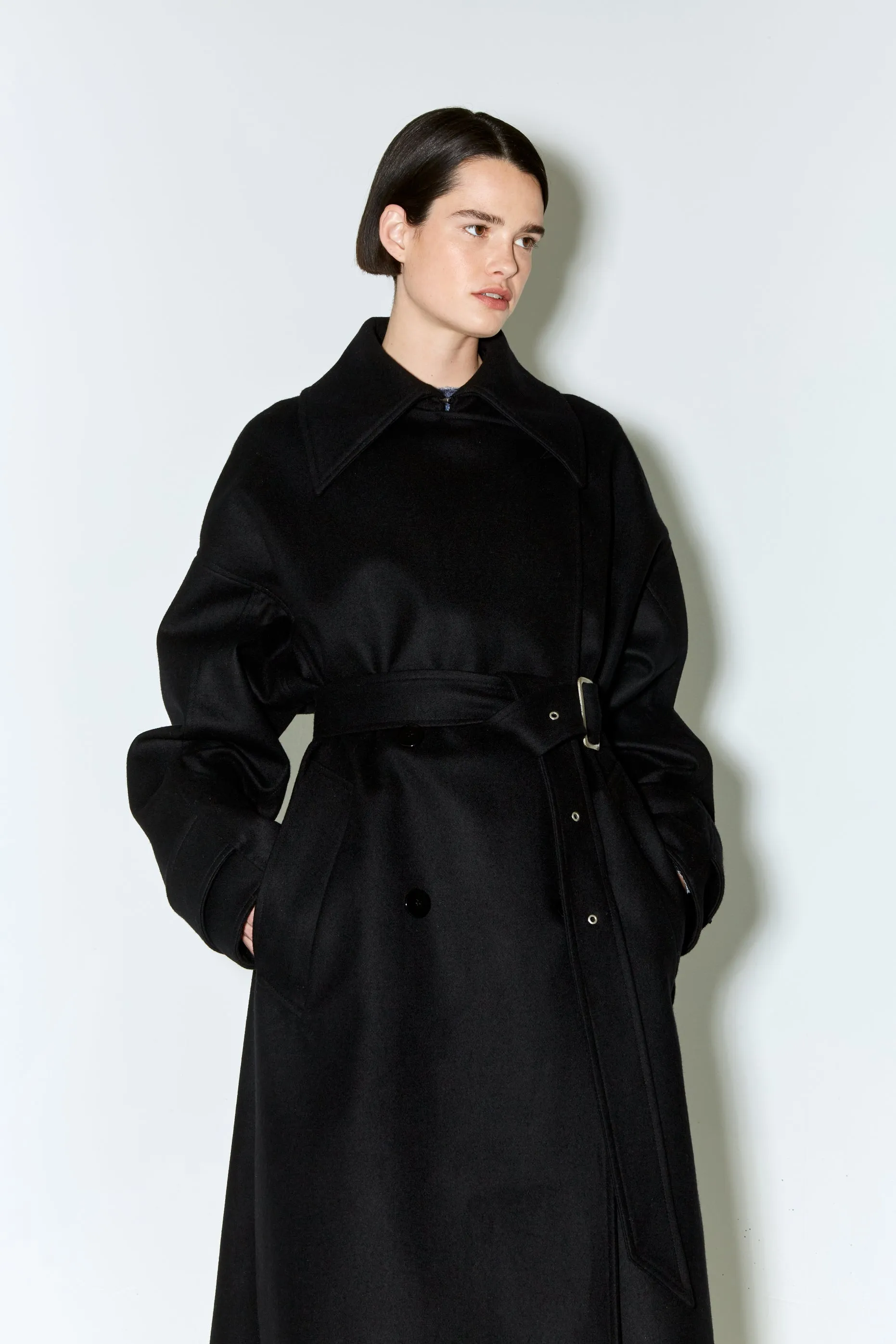 MATISS black trench coat