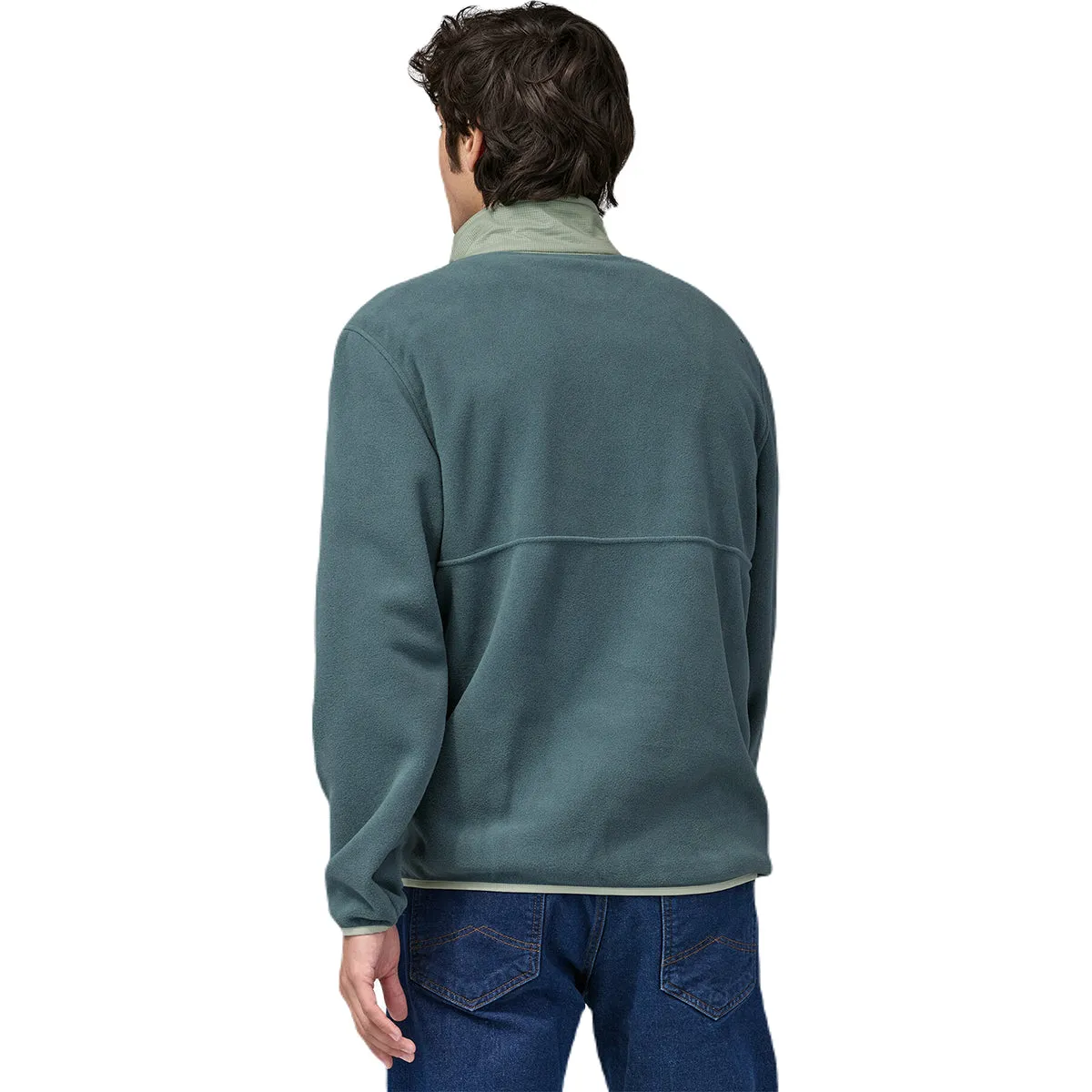 Men's Green Fleece Pullover: Patagonia Nouveau Microdini 1/2-Zip.