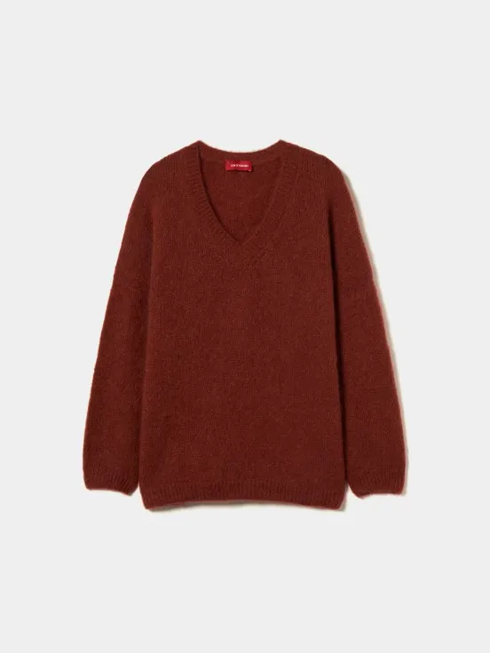 Mohair wool sweater