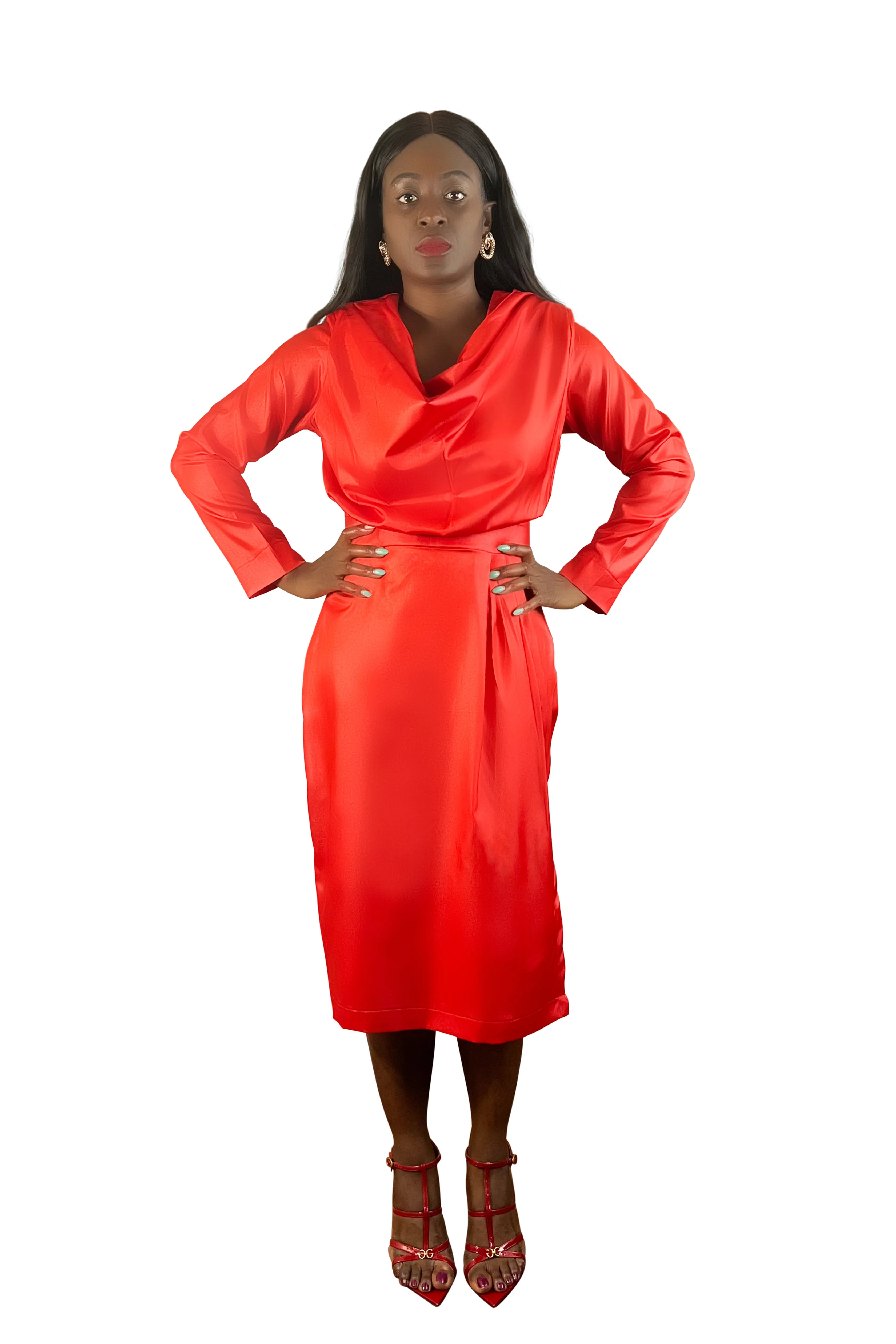 Moni Draped Dress