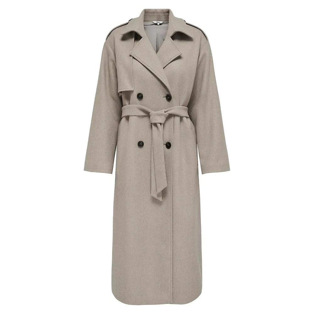 ONLY Felt Trench Coat