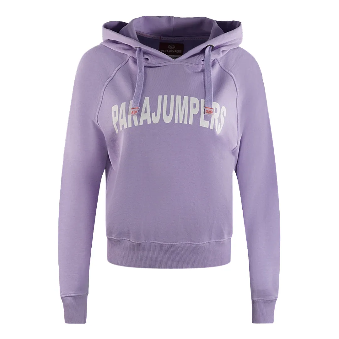 Parajumpers Purple Crop Hoodie