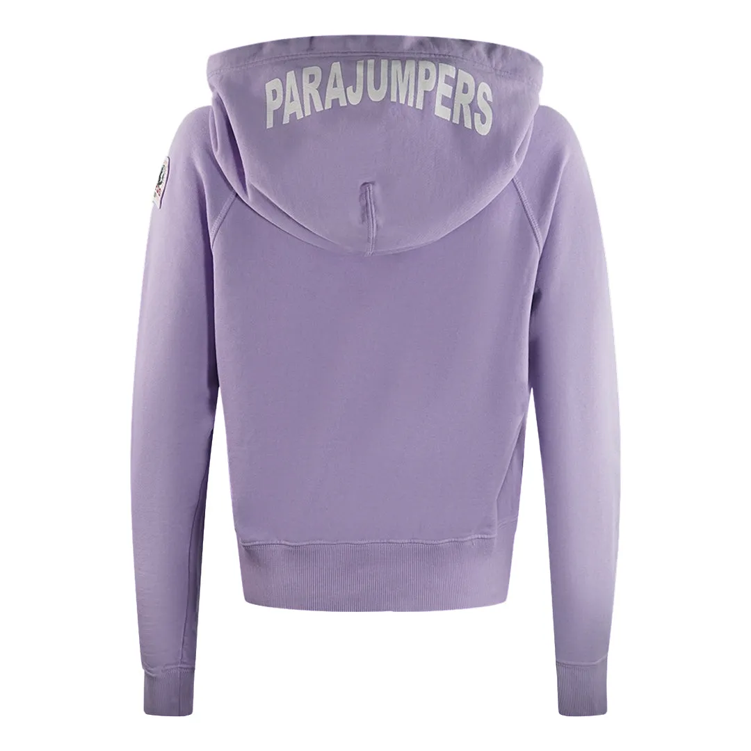 Parajumpers Purple Crop Hoodie