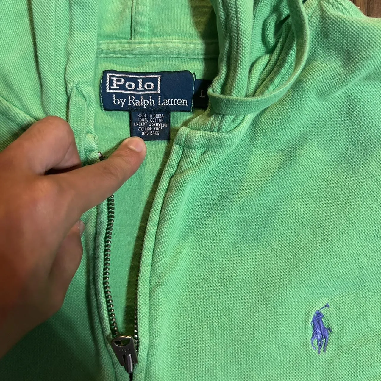 Polo Ralph Lauren Men's Green Hoodie