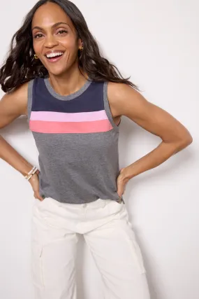 Porter Colorblock Stripe Tank