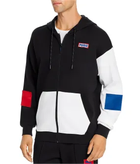 Puma Mens Color Block Hoodie Sweatshirt