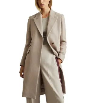 Reiss Petite Louis Wool Blend Coat