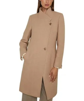 Reiss Petite Maude Wool Bland Mid Length Coat