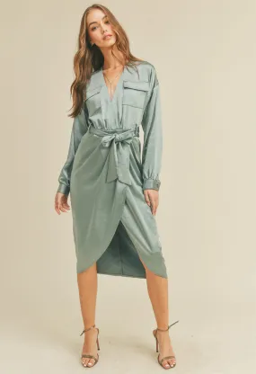 Sage Midi Dress