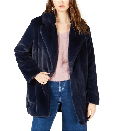 Sage The Label Womens Faux Fur Coat