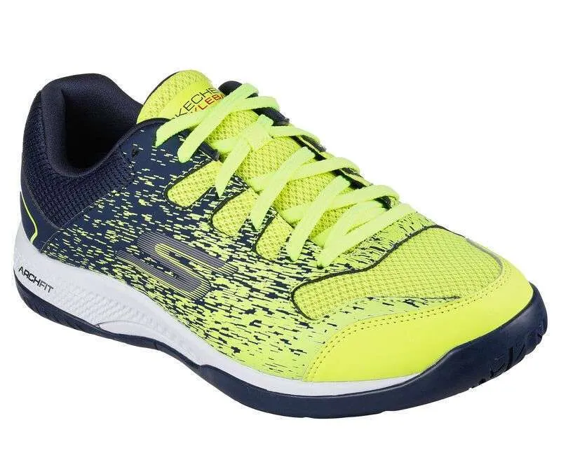 Skechers Men’s Viper Court Shoes Pickleball – Yellow Navy