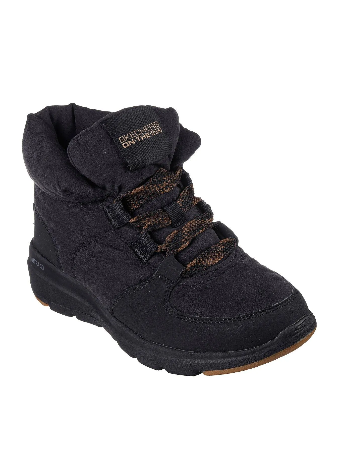 Skechers Nylon Puffy Sneaker Boot - Black