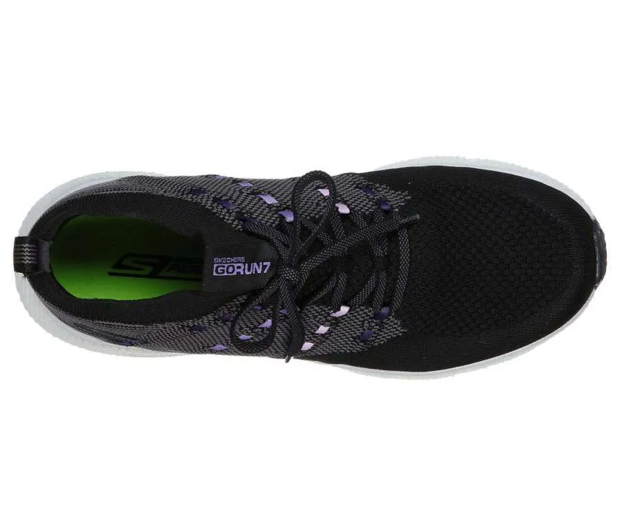 Skechers Women’s Go Run 7 Shoes – Black Purple