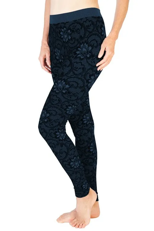 Skinny Tees Lace Print Leggings