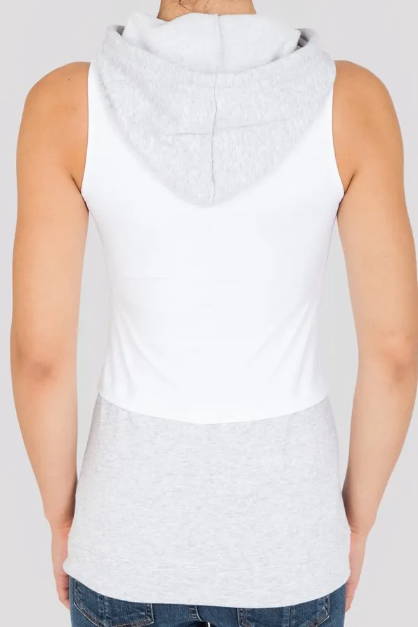 SkinnyShirt Tank and Tails Hoodie