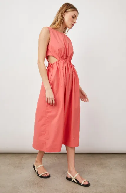 Spiced coral Yvette dress