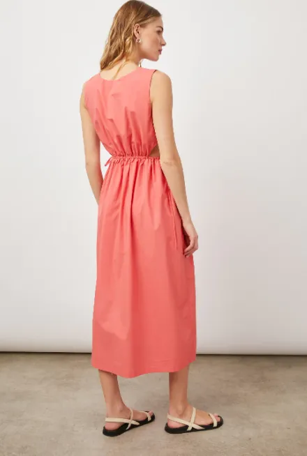 Spiced coral Yvette dress