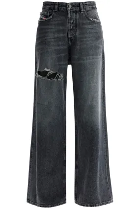 straight leg jeans A06925 007X4 BLACK/DENIM