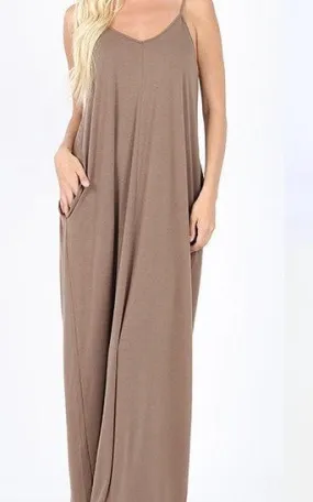 Summer Breeze Maxi Dress | Mocha - Curvy - Shop Now!