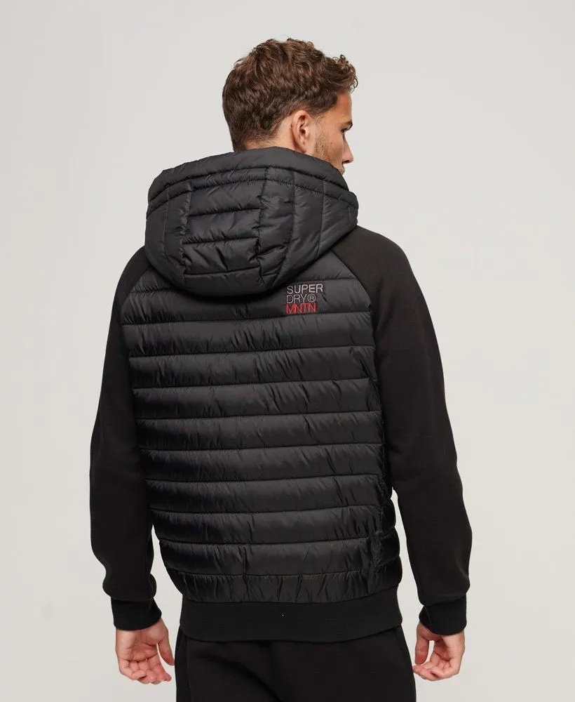 Superdry Hooded Storm Padded Hybrid Jacket Black