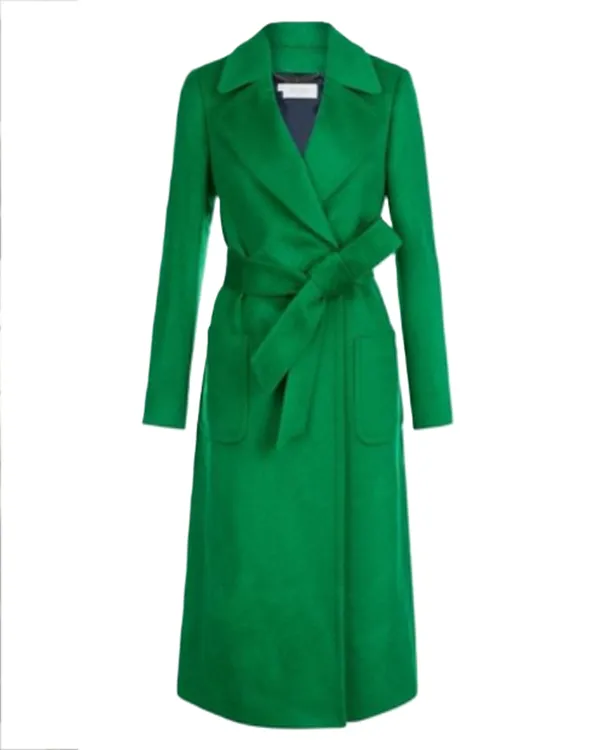 The Equalizer S04 Green Coat | Liza Lapira Green Coat