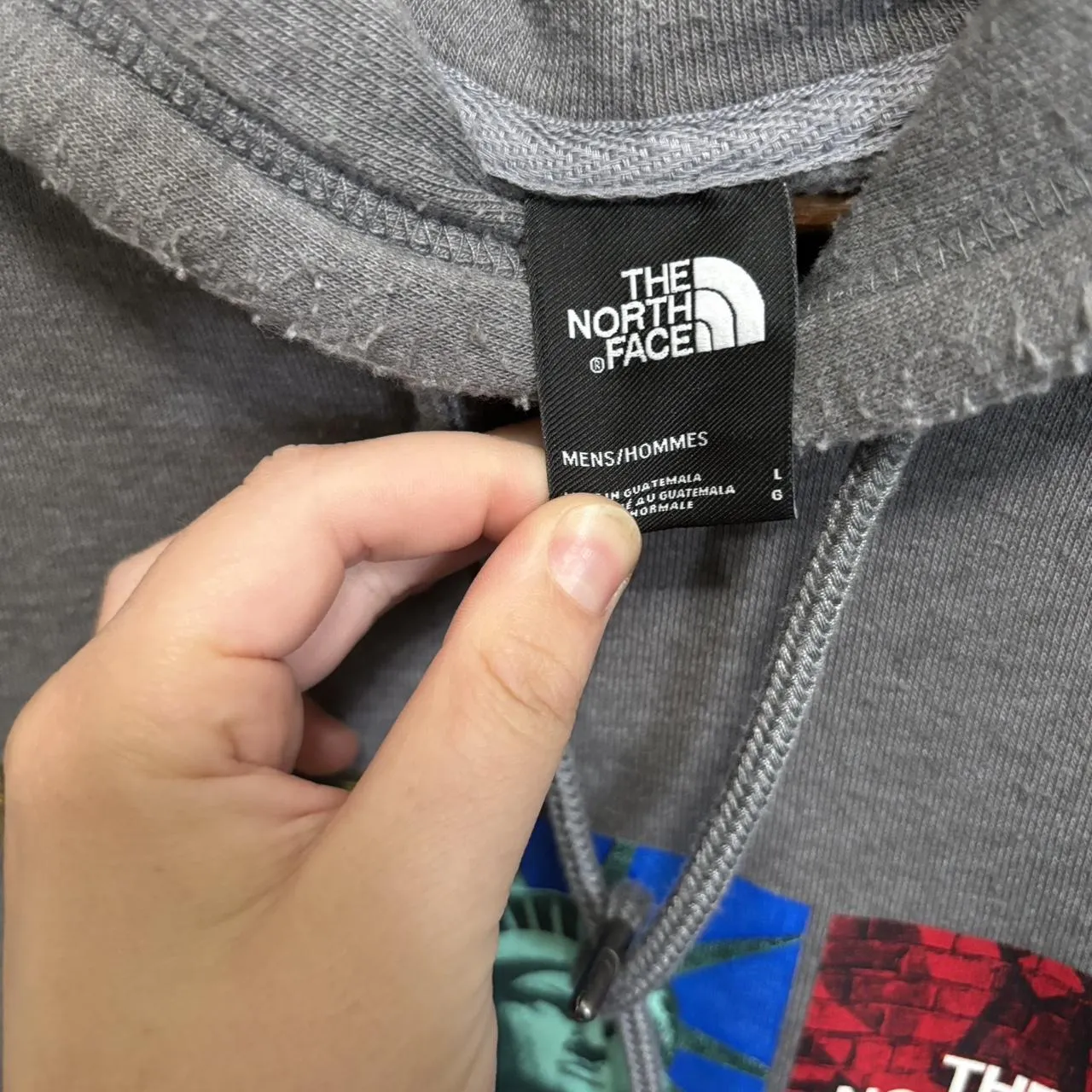 The North Face Men's Grey Hoodie