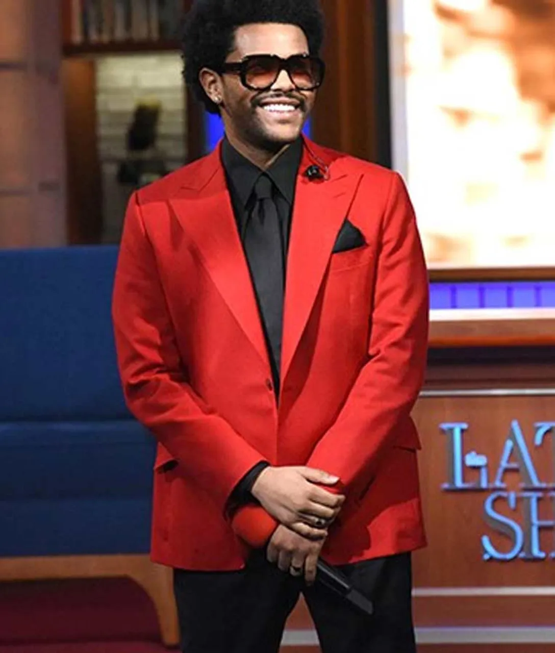 The Weeknd Red Coat