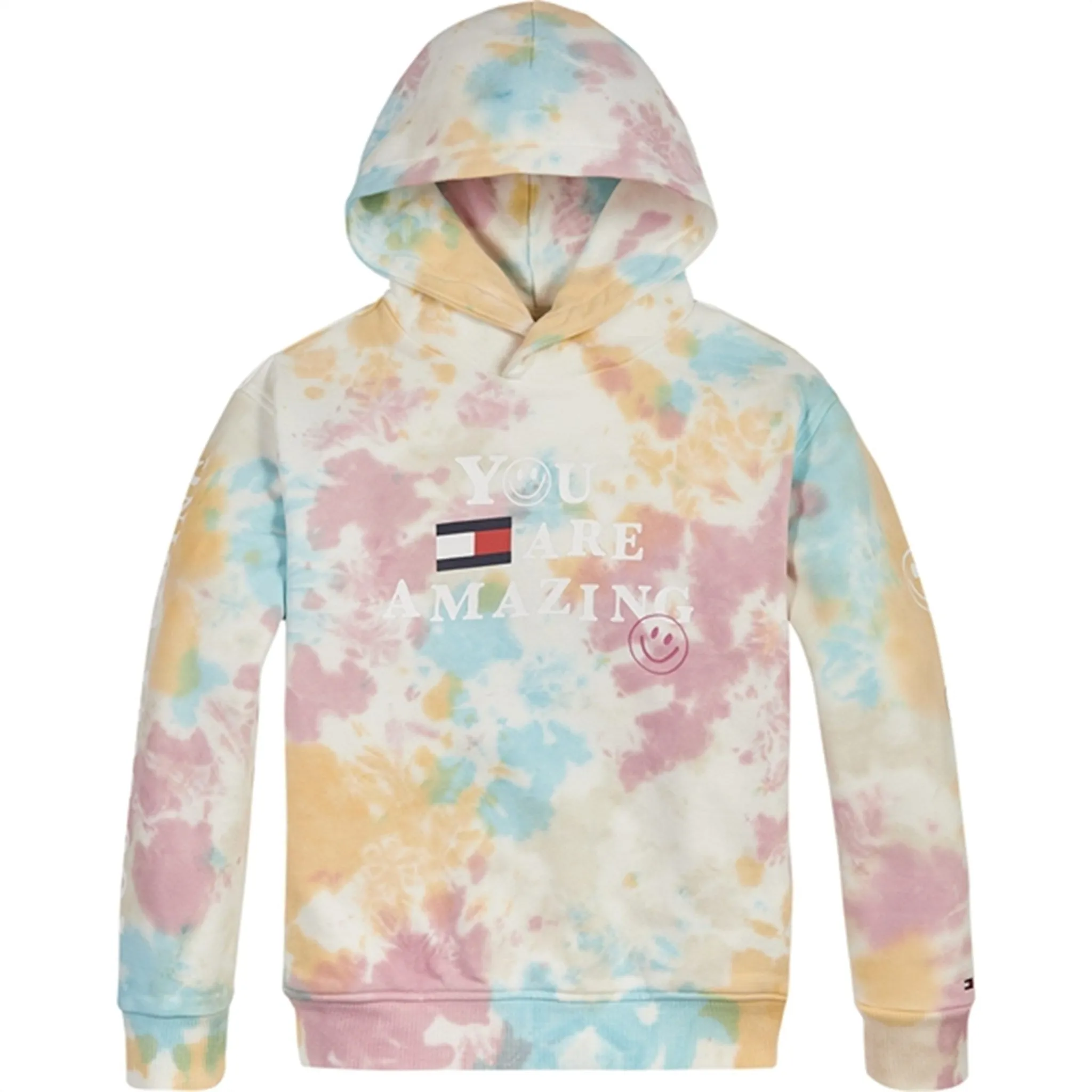 Tommy Hilfiger Hoodie Ecru Tie Dye